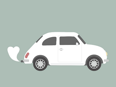 Fiat 500 fiat 500 graphic illustration illustrator