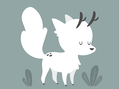 Twig the Deer-fox graphic illustration illustrator