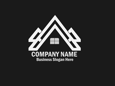 Real estate Business Logo Design branding design graphic design illustration logo typography ui vector