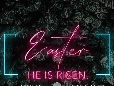 Easter Social Media design graphic design nonprofit social media