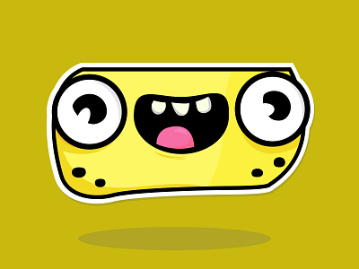 Yellow Monster Doodle