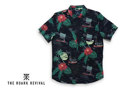 Roark custom print shirt apparel illustration pattern print