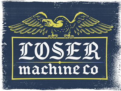Loser Machine Condor 70s apparel brush condor design illustration ink lettering loser machine typography
