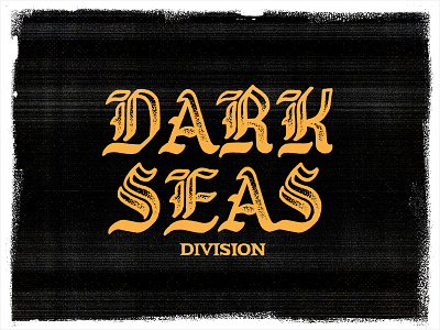 Dark Seas Division - Sea Creeper apparel blackletter dark seas division design illustration ink reaper stipple