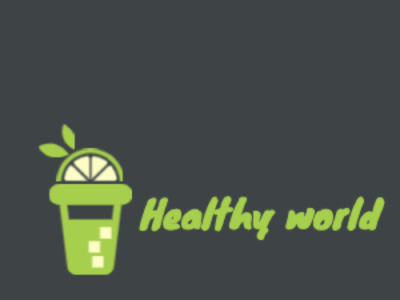 Logotipo - Healthy World branding design logo