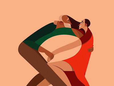 Dancing On The Color Spectrum characterillustration freelance illustrator illustration illustrator procreate art procreate process procreateapp