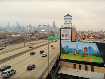 Learn Play Bloom Merit School of Music billboards. billboardart chicagoillustration childrenillustration illustration meritschoolofmusic musicillustration vectorillustration