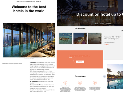 Hotel booking website design ui ux website