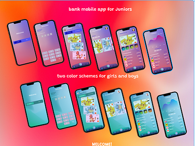 Mobile bank app Junior design figma mobile app ui ux