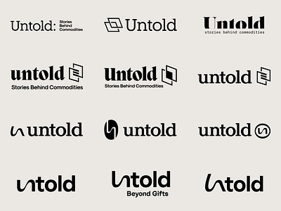 untold Logo Explorations