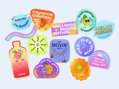 Feel-Good Stickers + Magnets