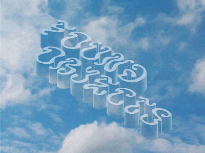 Found Objects Animated 3d 3d type animated bounce classic clouds graphic design layout objects photoshop random retro screensaver sky statues type typography