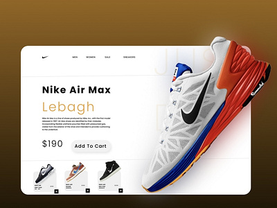 Beautiful Nike web design