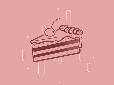 Cakes Away cakedrawing design digitaldrawing icon illustration ipadpro logo procreate