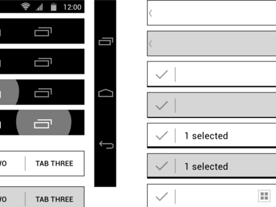 FNSZ Android Jellybean Wireframe Kit android fnsz funsize jellybean templates wireframe wirekraft