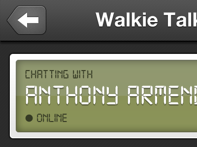 Walkie Talkie 39argyle ios iphone mobile walkietalkie