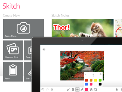 Skitch Win8 desktop evernote metro mobile skitch windows8