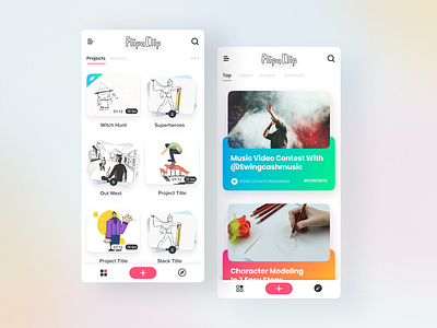 Flipaclip App - Refresh 2d animation animation app app design branding drawing drawing app interface ui ui design ux ux design