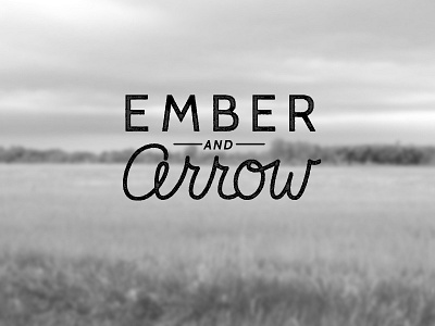 Logo - Ember and Arrow logo texture type typography vintage