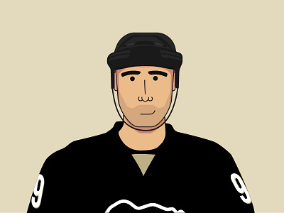 Pascal Dupuis - Illustration design hockey hockey player illustration nhl person sports sports design