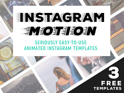 Instagram Motion - Digital Product animation digital good instragram photoshop template