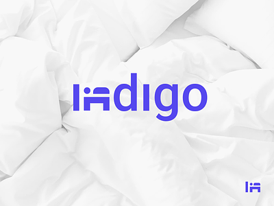 Indigo Logo bed bedding indigo indigo sleep logo mattress sleep