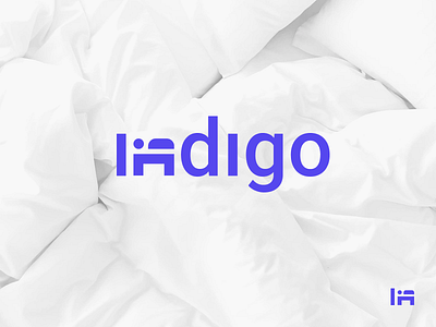 Indigo Logo bed bedding indigo indigo sleep logo mattress sleep