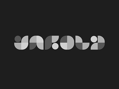 Unfold - Geometric Mark blocks branding bw clean geometric grayscale grid illustration logo mark modern monochromatic