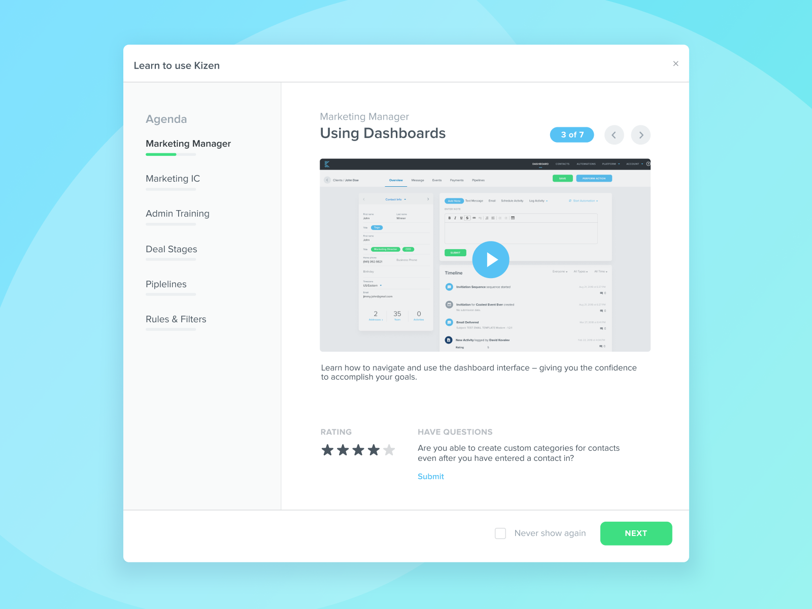 Kizen App - Onboarding by Evan Place for Heyo on Dribbble
