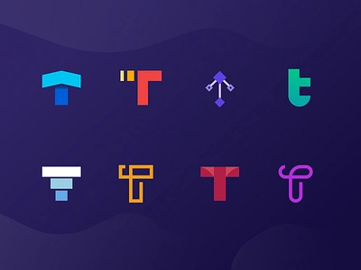 "T" logo brand identity branding brands design identity logo mark