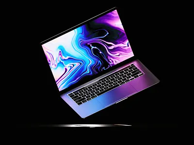 Macbook Showcase Animation 3d 3d blender 3dart animation blender branding c4d design graphic design illustration laptop logo macbook mockup motion graphics product psd render showcase ui