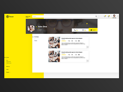 Tesse Website demo uiux