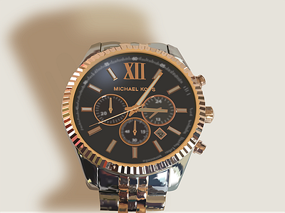 Vector replica of MK watch illustrator michael kors vector watch
