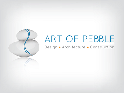 Art of Pebble | Logo illustrator logo pebble