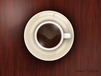 Coffee - Espresso coffee cup photoshop