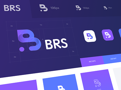 BRS Logo appstore product branding brs ios logo design iphone application icon logo