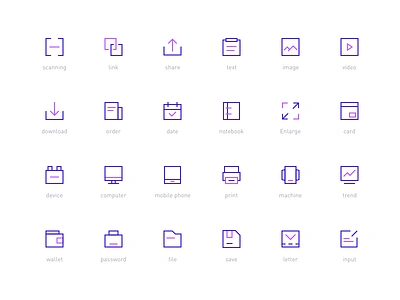 Right angle icon card date download enlarge icon image link notebook order scanning share text video