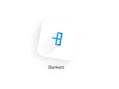 Logo and iOS 7 icon for an App app b bank icon ios ios 7 ipad iphone money