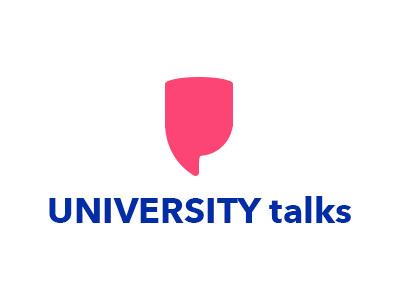 University Talks Logo app chat icon logo social speech talk university