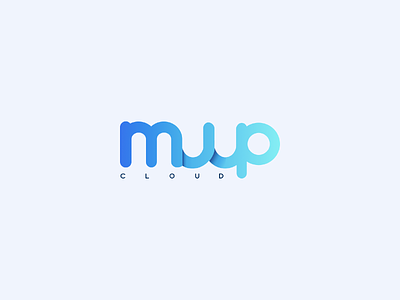 Muup Logo app brand brand design brand identity branding cloud design levi ortiz logo logo design logotype minimal ui ux vector web