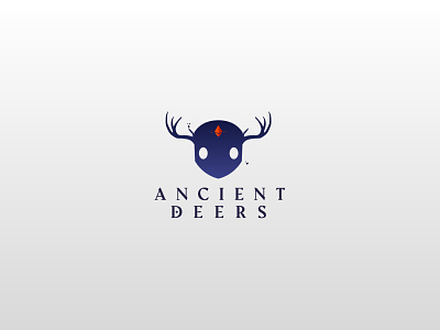 Ancient Deers - Logo artwork branding cartoon character deers design game game assets game logo illustration levi ortiz logo ui ux vector