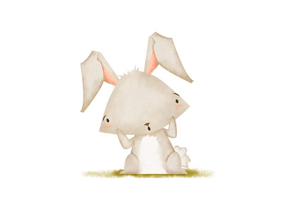 Cute Rabbit art artwork cartoon character children book cute illustration kids levi ortiz print rabbit wacom