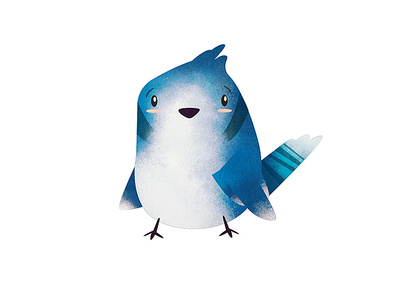 Blue Bird bird cartoon character children book design drawing illustration kids levi ortiz sketch