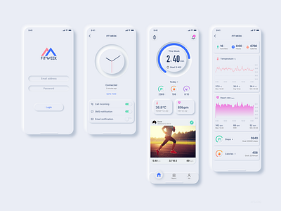 Sports APP UI design by David Zheng on Dribbble