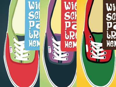 Choosing colors colors illustration shoe