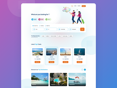 Travel Agency-Landing Page!