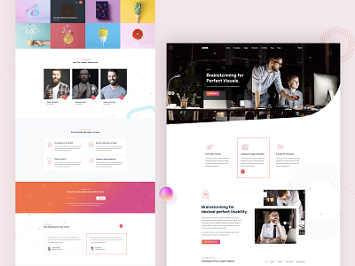 Creative Agency  Landing page