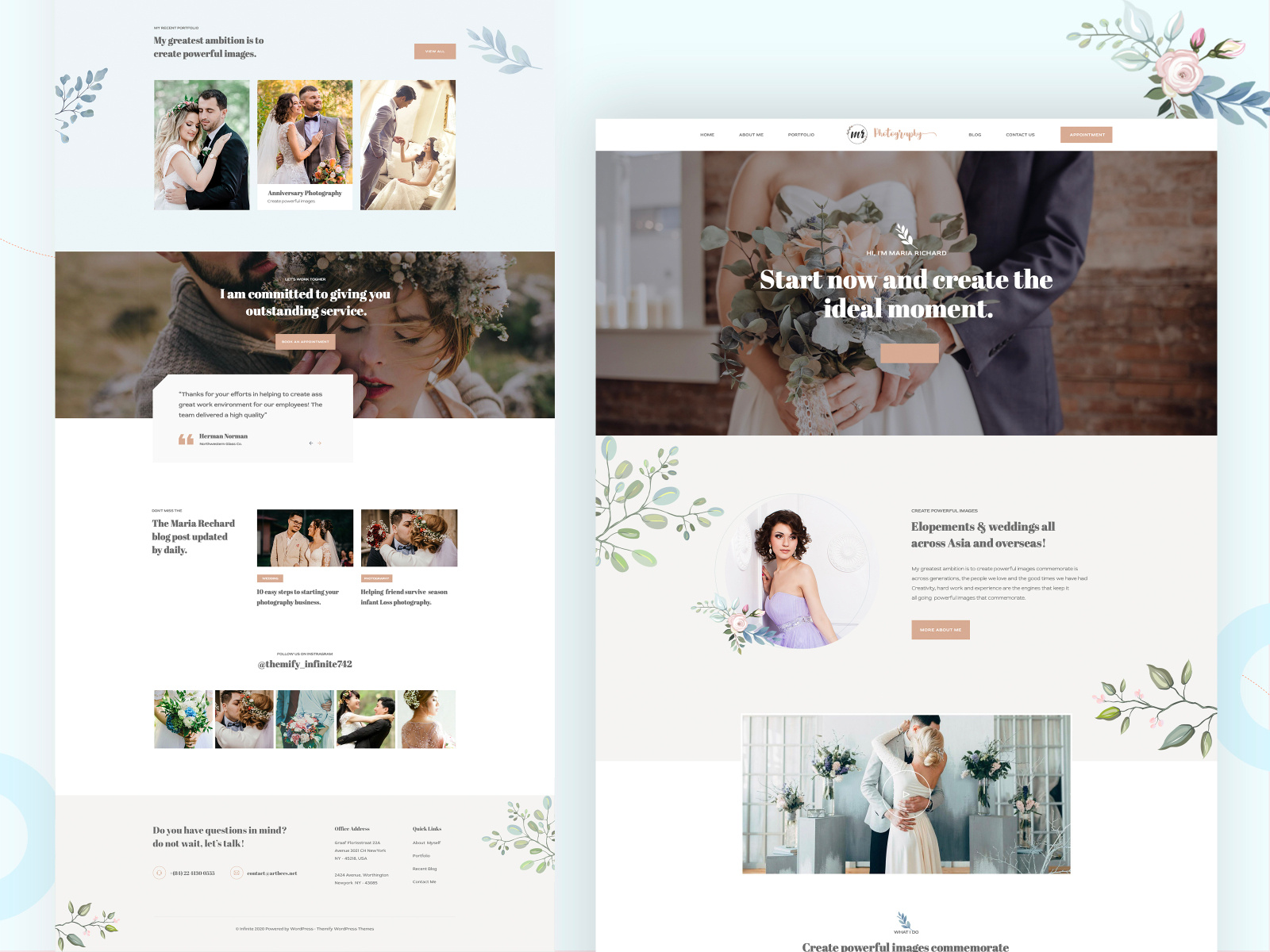 Wedding - Elegant Wedding Photography Theme by Rokyshakil on Dribbble