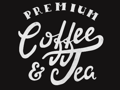 Coffee Bean - Hand Crafted coffee crafted hand illustration lettering premium tea