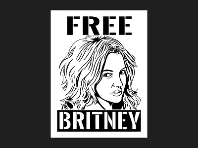 Free Britney adobe illustrator britney spears freebritney illustration procreate t shirt